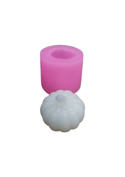 Mum Kalıbı Silikon Bal Kabak-5