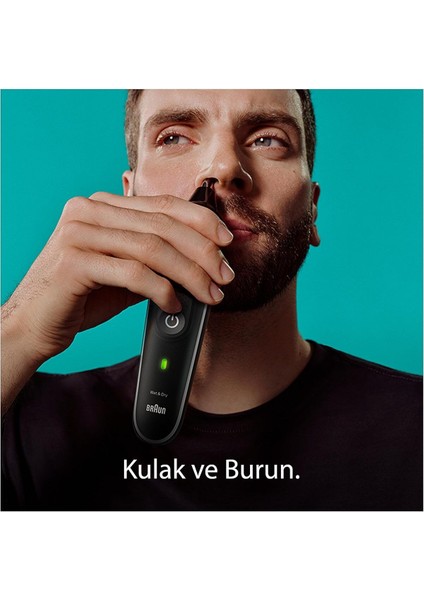9-In-1 Multi Grooming Kit Series 5, Ultra Sharp Blades, 100MIN Runtime, Pouch - Mgk 5410