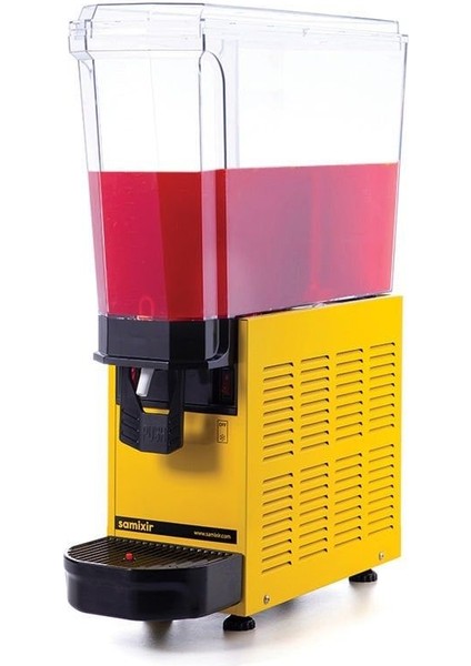 Klasik Mono Karıştırıcılı Soğuk İçecek Dispenseri 20 Litre Sarı