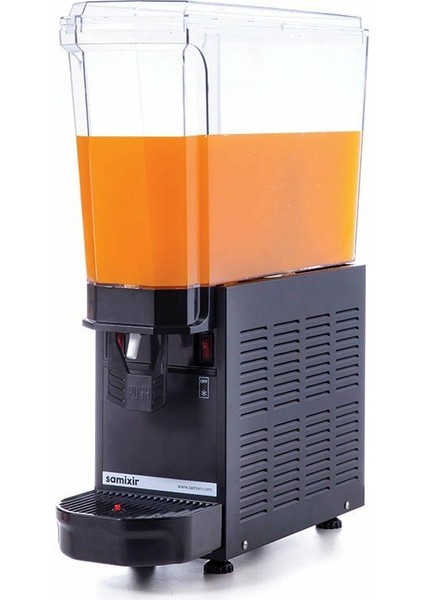 Klasik Mono Karıştırıcılı Soğuk İçecek Dispenseri 20 Litre Siyah