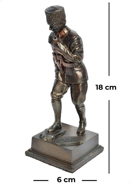 Büyük Taarruz Atatürk Heykeli Biblo - Küçük Boy (18 cm)