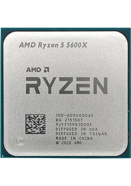 Amd Ryzen 5 5600X Mpk 3.7-4.6 Ghz 6 Çekirdek 7nm Am4 Işlemci Kutusuz