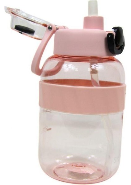 Pipetli Su Matarası Tritan Pembe 1000ML fiyatları