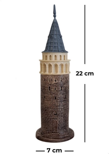 Galata Kulesi Biblo - Orta Boy (22 cm)
