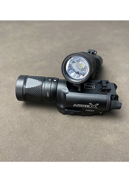 X300V Metal Taktik Tabanca Tüfek Feneri 500 Lümen