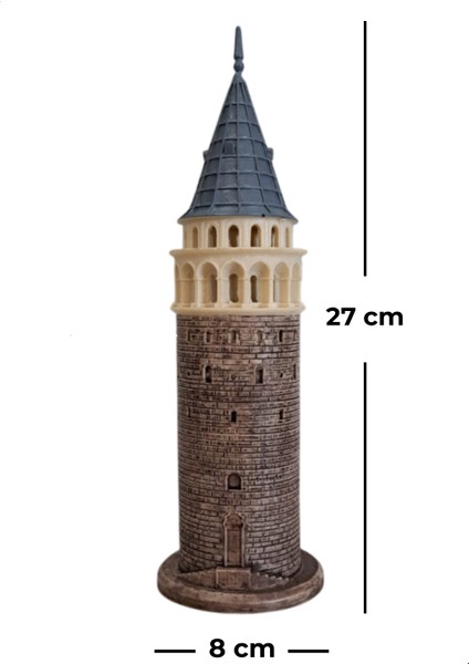 Galata Kulesi Biblo - Büyük Boy (27 cm)