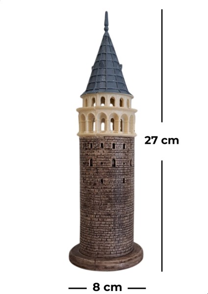 Galata Kulesi Biblo - Büyük Boy (27 cm) modelleri