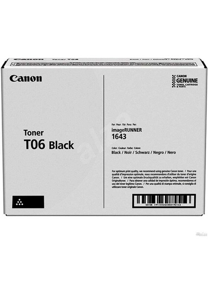 Orjinal Toner Canon *T06 - MF1643 (3526C002)* 20K