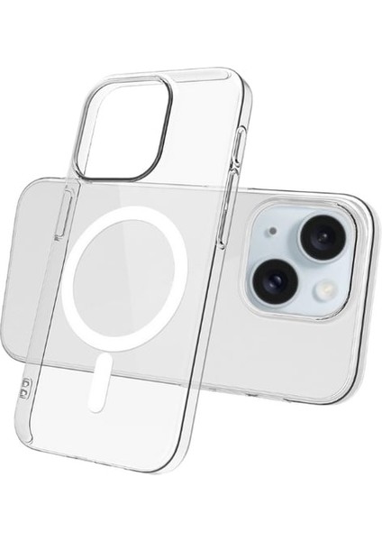 IPhone 15MAGSAFE Özellikli Şeffaf Kılıf