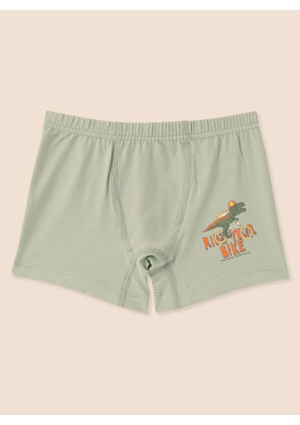 Erkek Çocuk Organik Pamuklu Likralı Boxer Ride Your Bike 3'lü Paket indirimleri