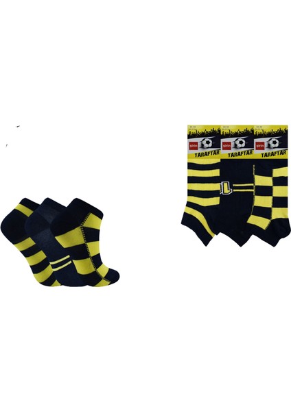 Taraftar Sarı Lacivert Çocuk Patik 6 Adet modelleri