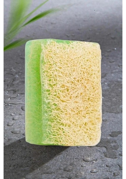 Doğal El Yapımı Kabak Lifli Aloe Vera Sabun