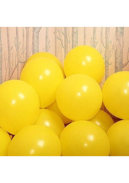 Pastel Balon Sarı 50 Adet fiyatları
