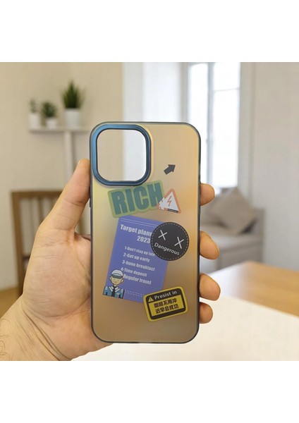 iPhone 12 Pro Max Uyumlu Arka Tarafı Sert Kenarları Yumuşak Justkit Kılıf