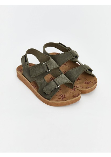Lcw Steps Deri Görünümlü Erkek Çocuk Sandalet (S5)