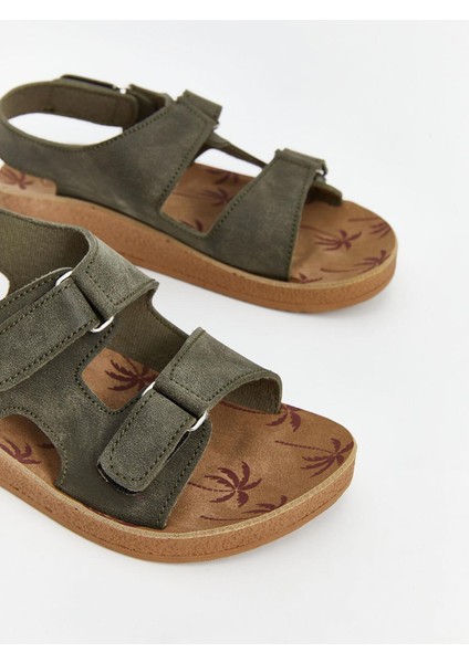 Lcw Steps Deri Görünümlü Erkek Çocuk Sandalet (S5)