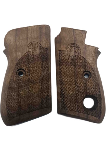 Düğmeli Beretta Mod 70 Tek Düğmeli Ahşap Kabze