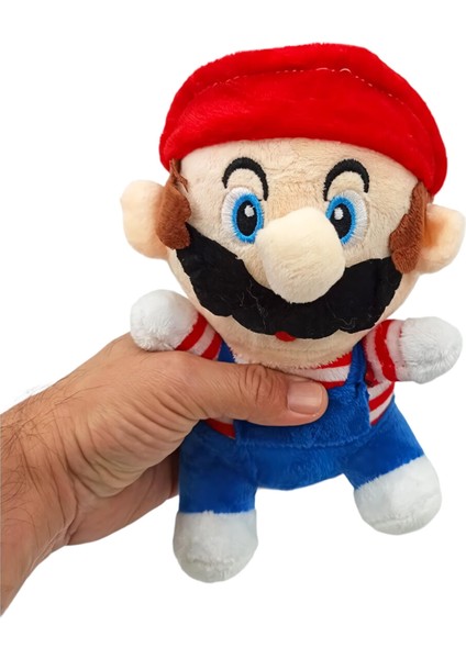 Ithal Kumaş Süper Mario Kardeşler Mario Luigi 2'li Set Figür Peluş Oyuncak Uyku Oyun Arkadaşı 20 Cm.