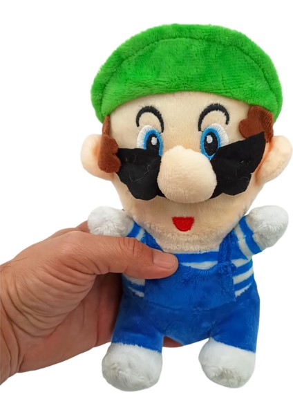 Ithal Kumaş Süper Mario Kardeşler Mario Luigi 2'li Set Figür Peluş Oyuncak Uyku Oyun Arkadaşı 20 Cm.