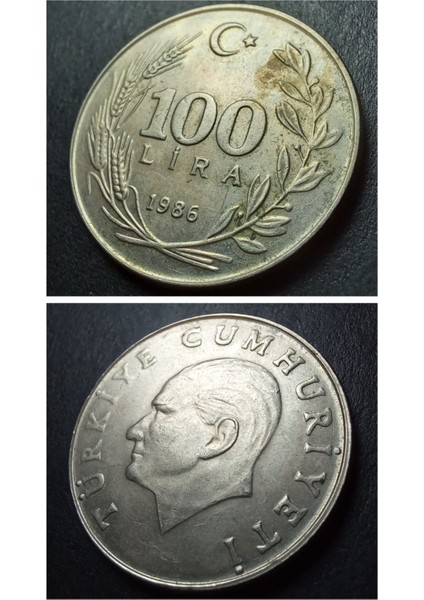 399636817B85A9CE42 100LIRA 1986 Ca Eski Madeni Para