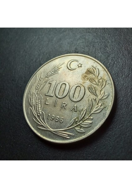 399636817B85A9CE42 100LIRA 1986 Ca Eski Madeni Para