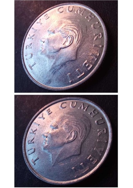 399636817B8F1AEE2C 1987/1988 10-25LIRA Ççt+ Eski Madeni Para