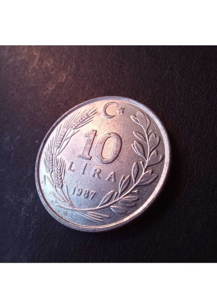 399636817B8F1AEE2C 1987/1988 10-25LIRA Ççt+ Eski Madeni Para