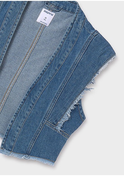 Kız Çocuk Kot Yelek 6352 indirimleri