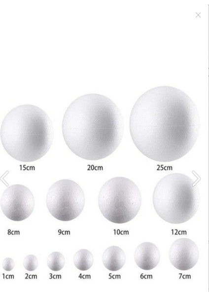 Toptanhobi.com Strafor Top 10 cm 3 Adet