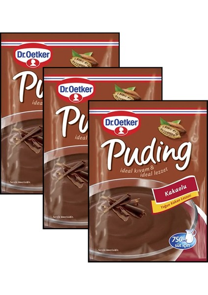 Pratik Tatlı Setleri, Kakaolu Puding