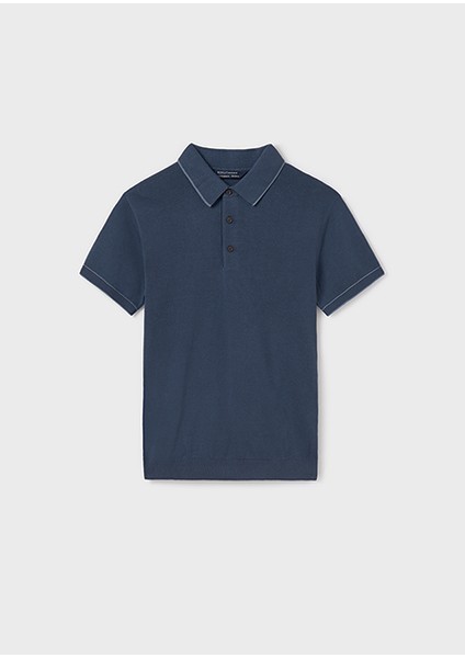 Erkek Çocuk Polo Yaka Tişört Lacivert 6129