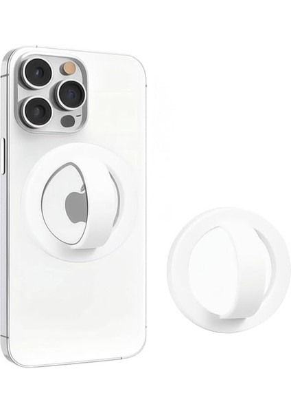 Apple iPhone 14 Pro Max Manyetik Mıknatıslı Yüzüklü Halka Tutucu
