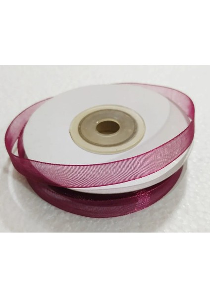 Toptanhobi.com Bordo Organze 0,6 mm Kurdela 150 Metre