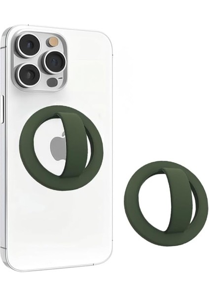 Apple iPhone 13 Manyetik Mıknatıslı Yüzüklü Halka Tutucu