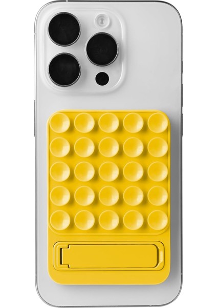 Apple iPhone 16 Pro Max Vantuzlu Yapışkanlı Standlı Tutucu