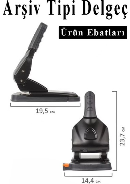 Büyük Delgeç 65 Yaprak Kapasiteli 1 Adet Arşiv Tipi Kollu Delgeç Metal Perfaratör Profesyonel Kağıt Delici Delgec fiyatları