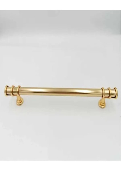 Polimer Boncuk Halka Modern Dolap Çekmece Kulpları (160 mm ) Altın-Altın- 2 Adet