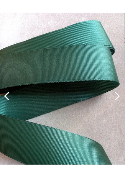 Toptanhobi.com Yaprak Yeşil 1 cm Kurdela Grogren 10 Metre 3 Adet
