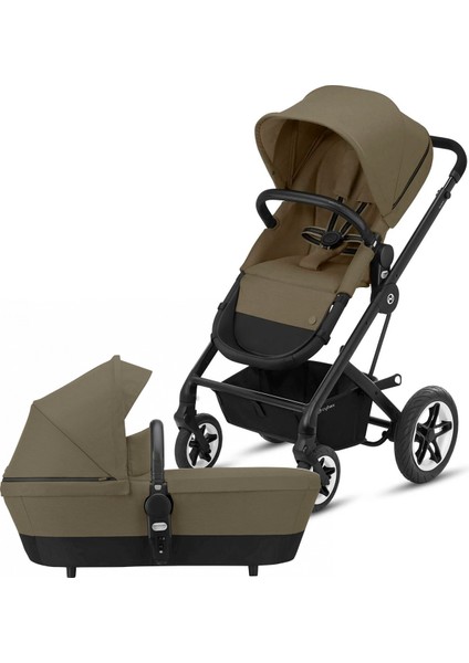 Talos S 2in1 Black (Classic Beige) (Konforlu Bebek Arabası)