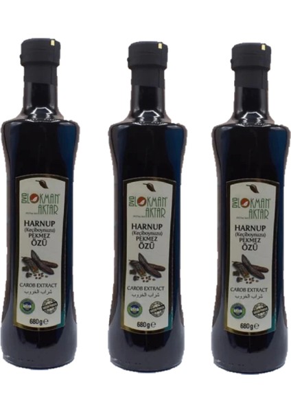Keçiboynuzu Harnup Pekmez Özü 680 Gr, 3 Adet Lokman Aktar
