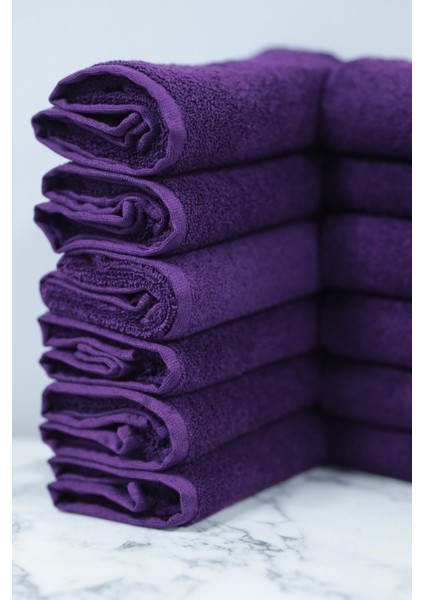 Kuaförlere Özel Boya Tutmayan Mikrofiber Saç Havlusu 50 x 90 cm 12'li Set