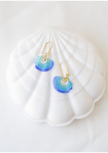 Murano Deniz Dalgası Küpe