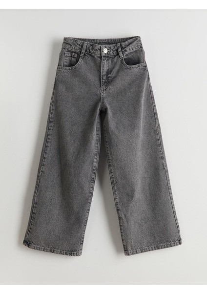 Lcw Kids Beli Ayarlanabilir Lastikli Kız Çocuk Jean Pantolon (S5)