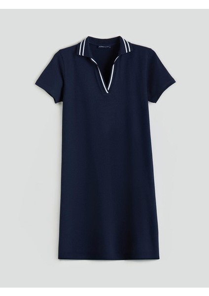 Lcwaıkıkı Classic Polo Yaka A Kesim Pike Elbise (S5) indirimleri