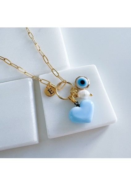 Murano Kalp Charm Kolye
