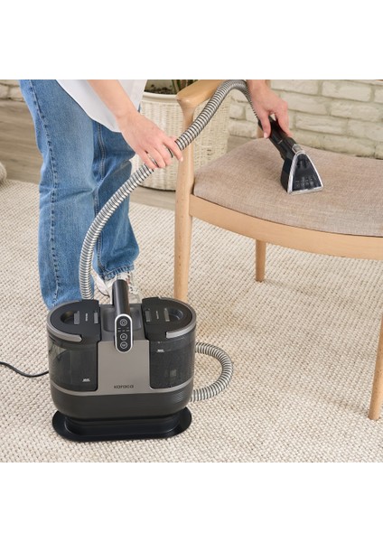 Vantuz Deepclean Halı ve Koltuk Yıkama Makinesi Antrasit