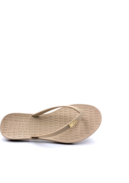 Tp201 Krem Renk Flip Flop Kadın Parmak Arası Plaj Terlik modelleri