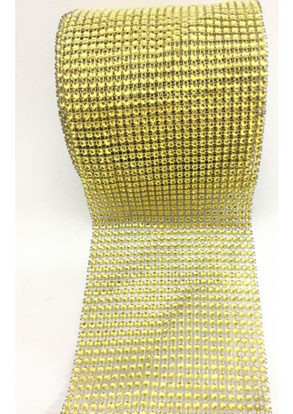 Toptanhobi.com Altın ( Gold ) Stras Çukur 24'lü Şerit 5 mt