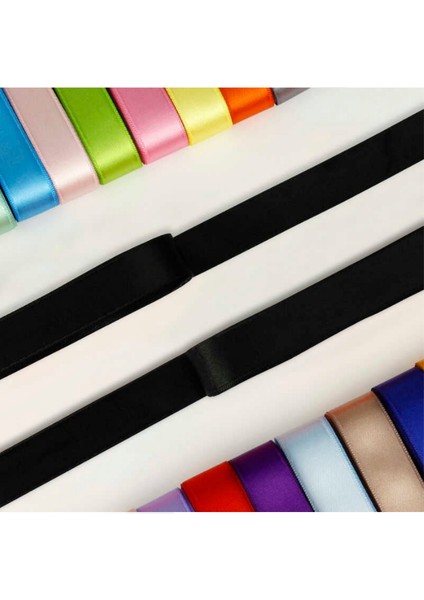 Toptanhobi.com Siyah 2 cm Saten Kurdela 1 Adet
