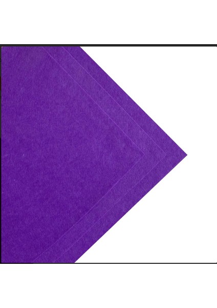 Toptanhobi.com Mor Kalın Keçe 50*50 cm 3 Adet